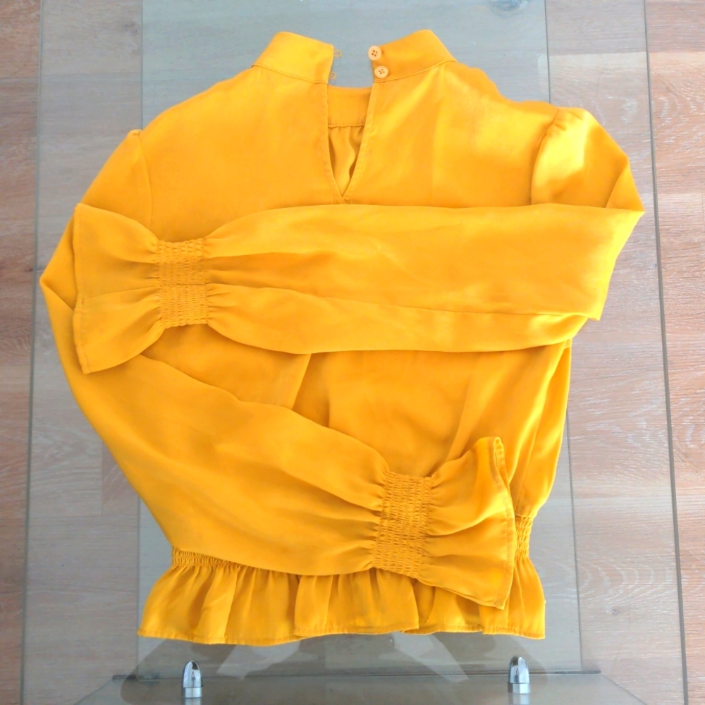 Mustard Yellow Tularosa Blouse